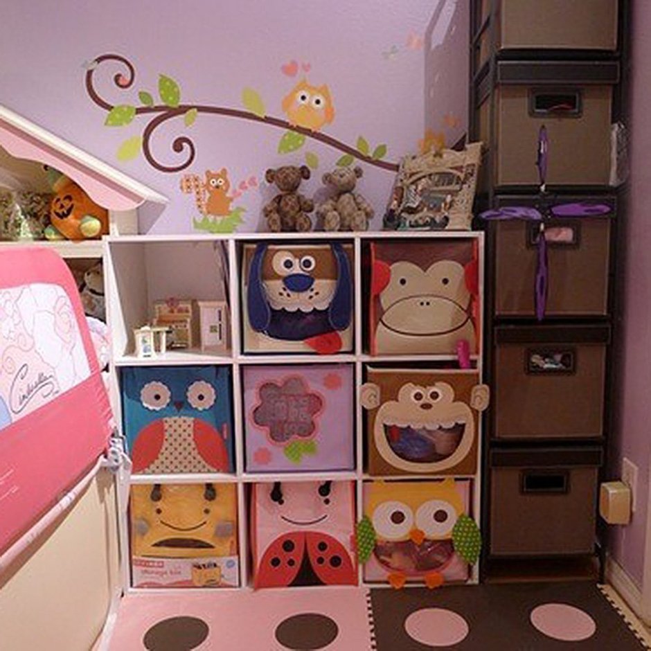 Хранение игрушек в детской