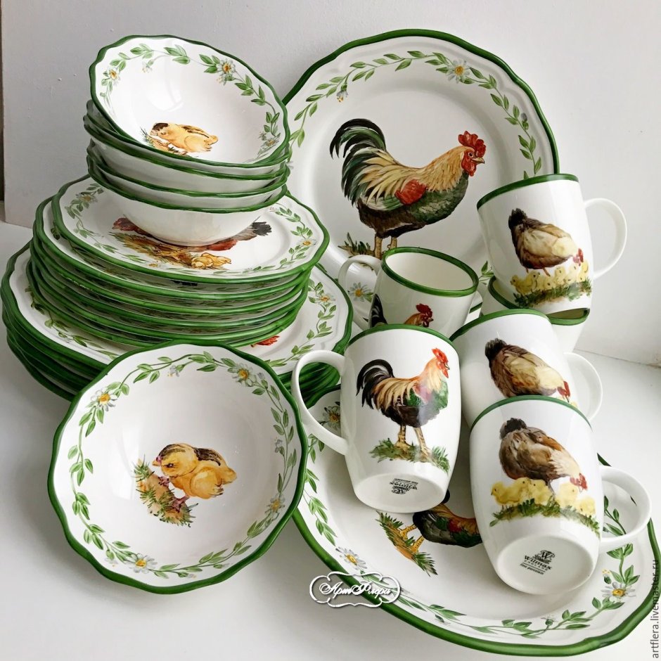 Сервиз Курочка Ряба