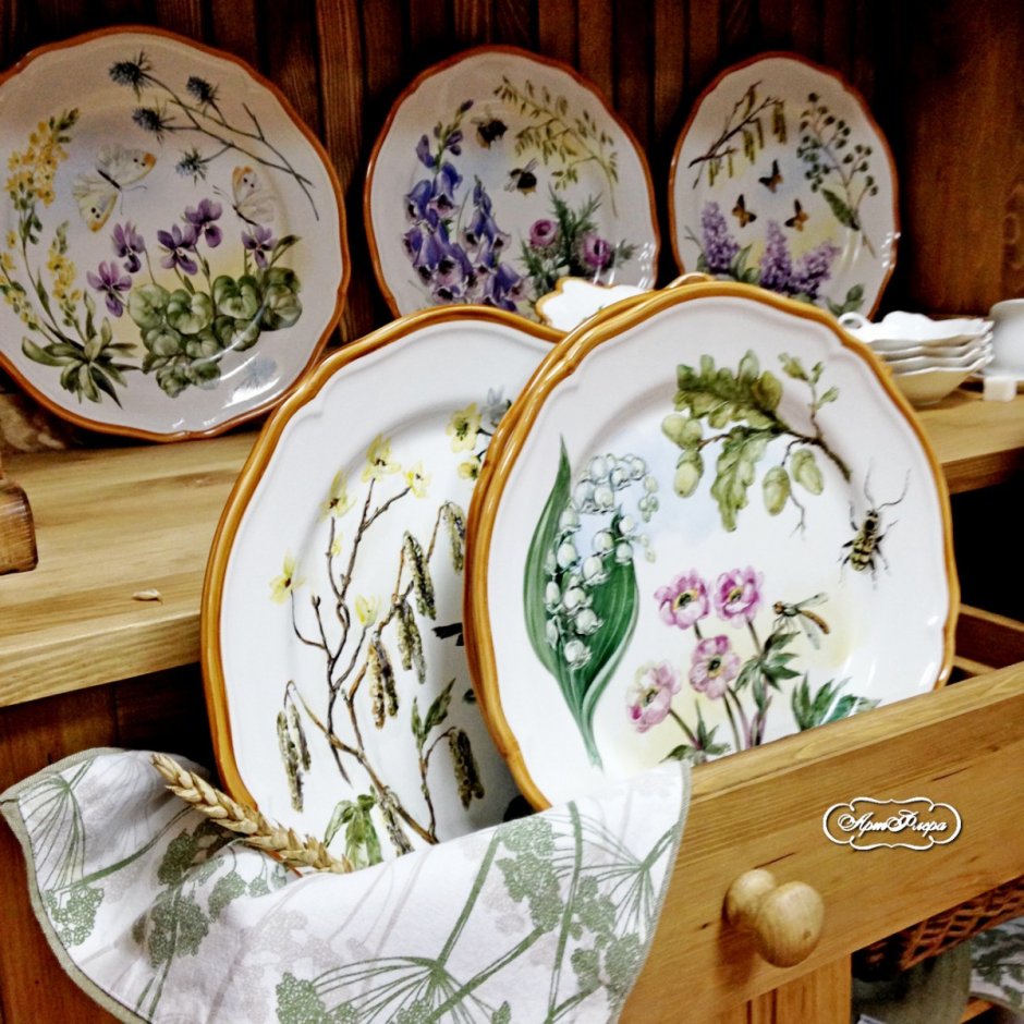 Посуда в стиле Кантри