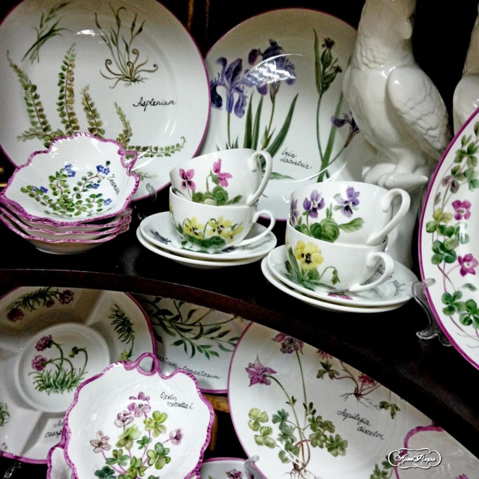 Роспись фарфоровой посуды