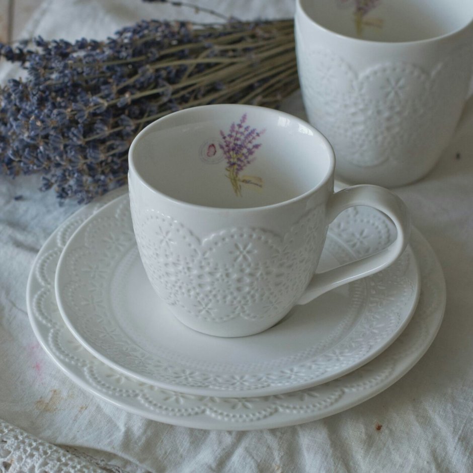 Кружки в стиле Прованс