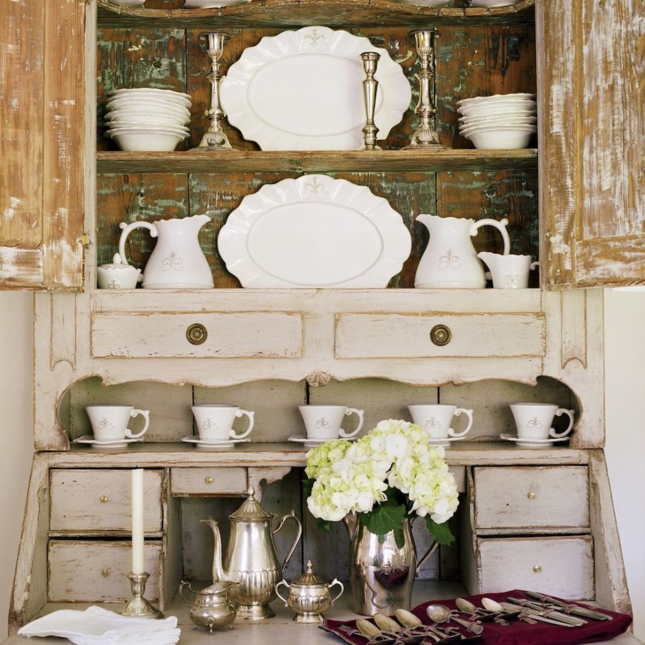 Посуда в деревенском стиле