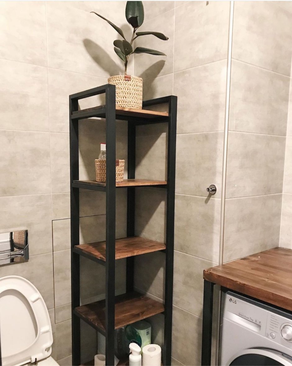 Этажерка в ванную комнату