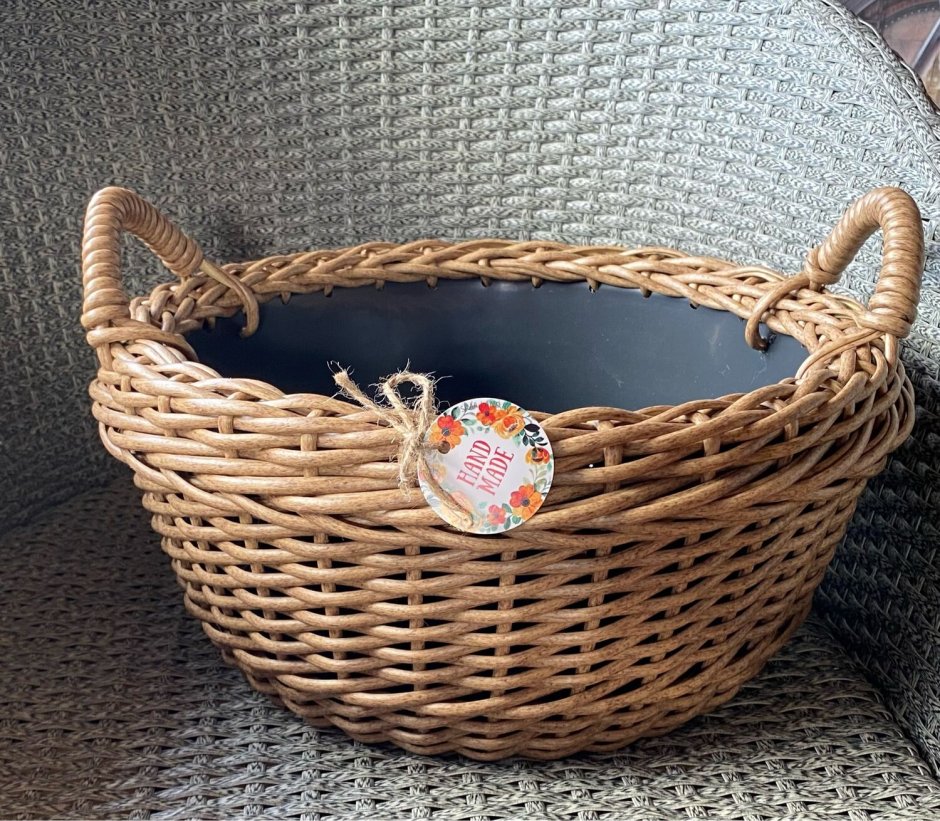 Пошаговое плетение кашпо из ротанга