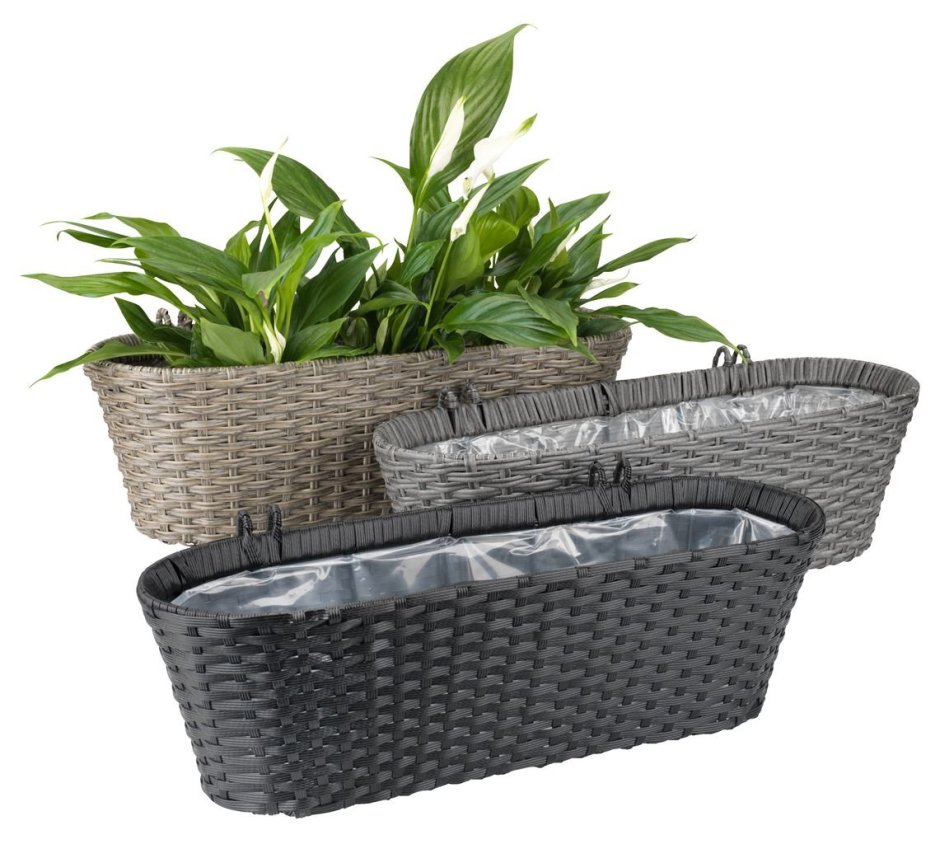 Кашпо cylinder Planters (28*28) коричневый 17197934