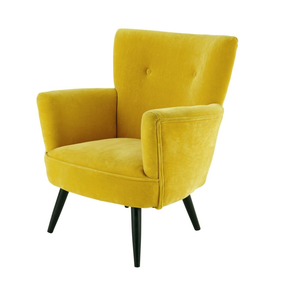 Кресло Дженкс Velvet Yellow