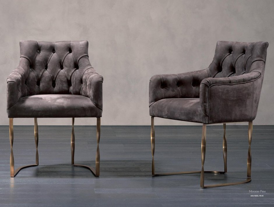 Полукресло арт деко металл Италия