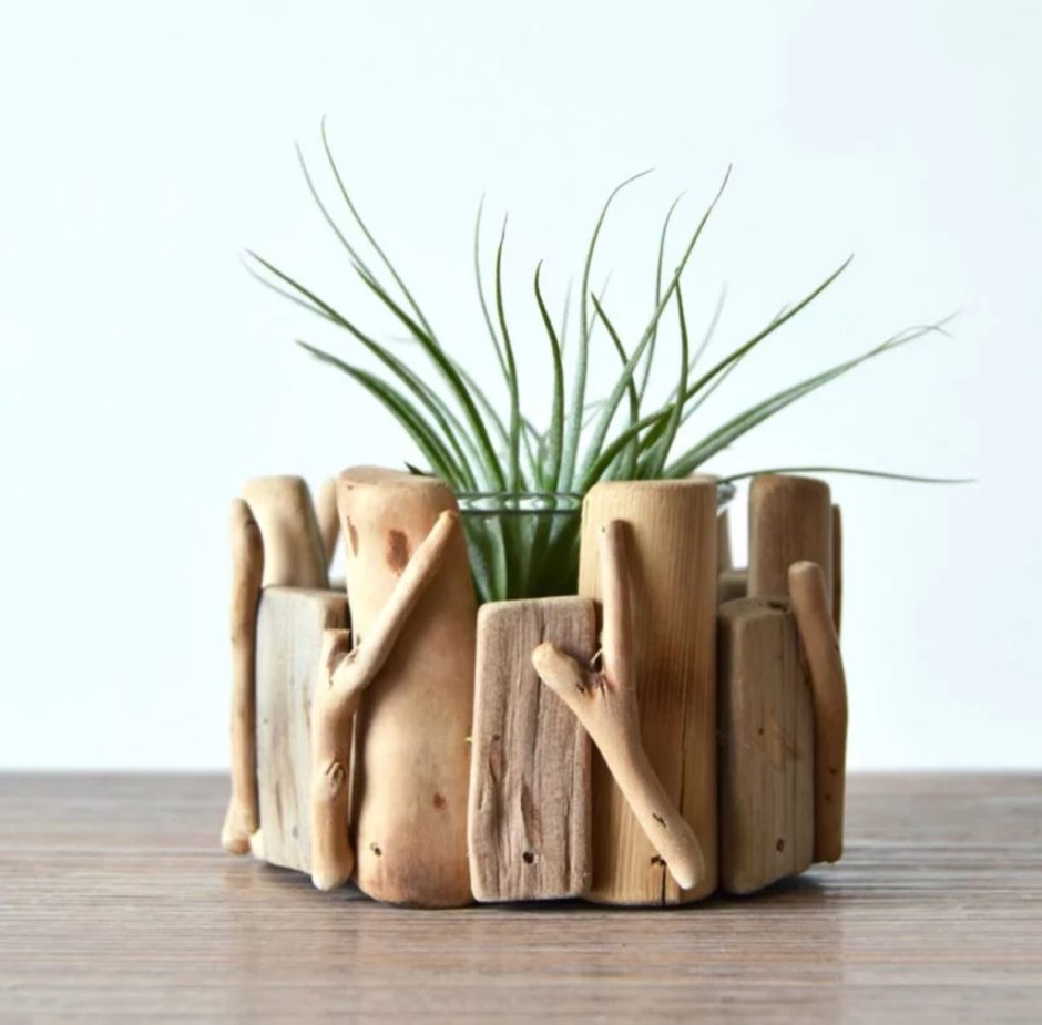 Деревянные вазоны для цветов