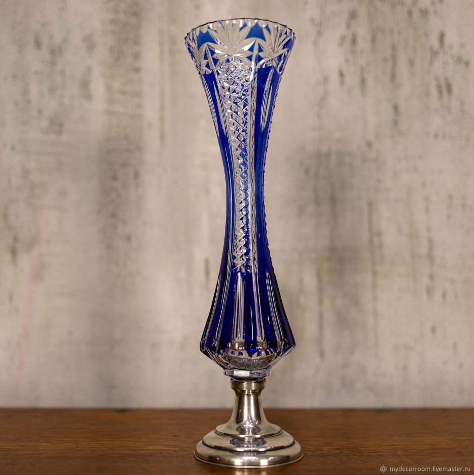 Хрустальная ваза "Лотос"