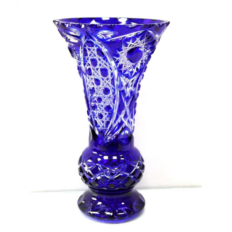 Ваза баронесса Гусь Хрустальный