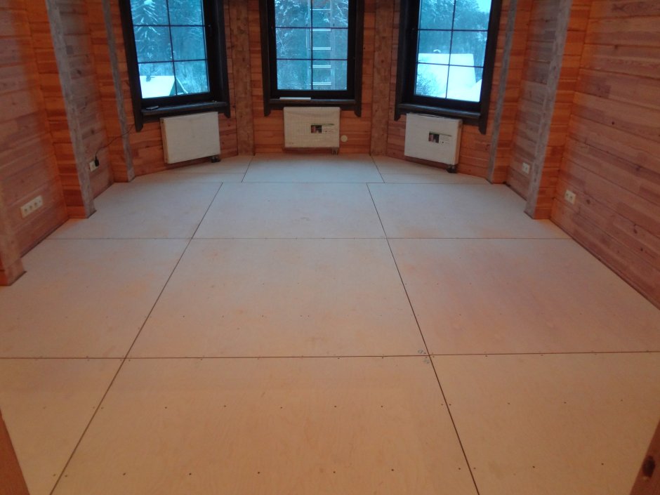 Отделка пола в деревянном доме