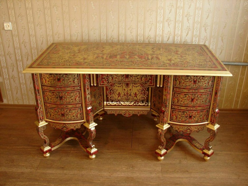 Двухтумбовый письменный стол 20 век