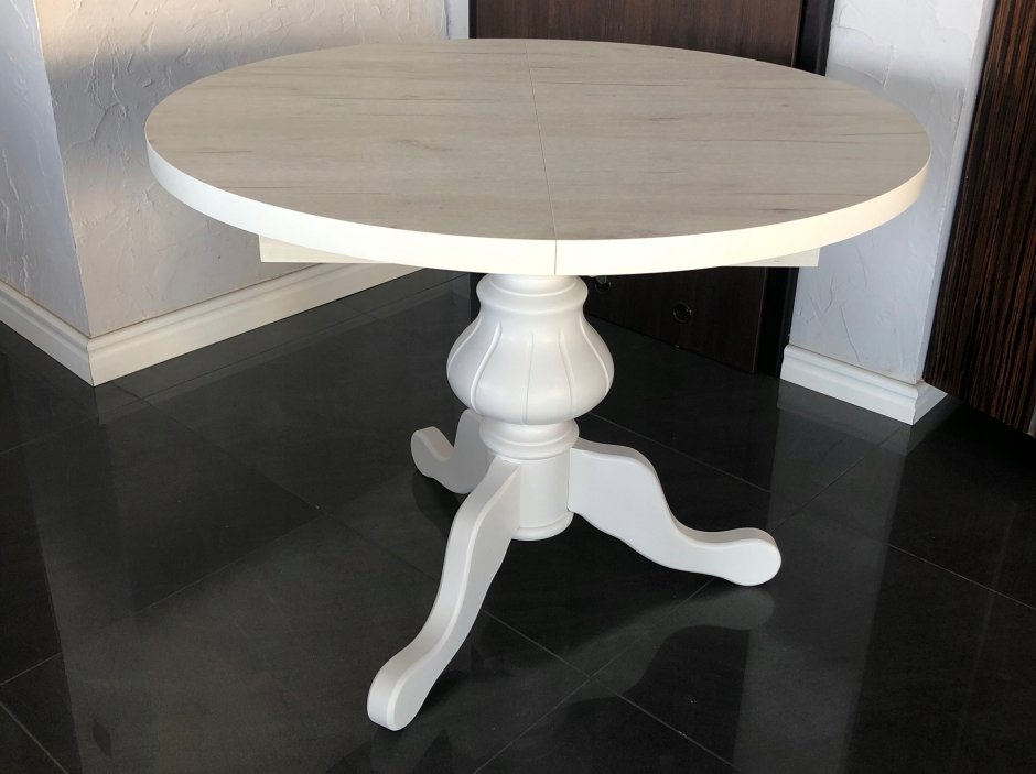 Стол обеденный раскладной TETCHAIR Siena ( sa-t4ex), Ivory White (слоновая кость)