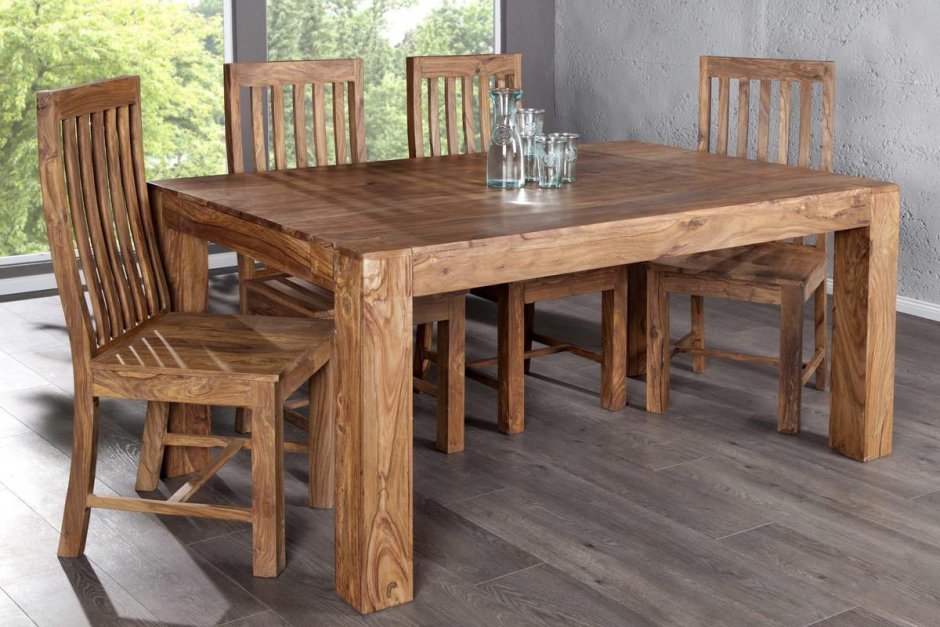 Резной кухонный стол