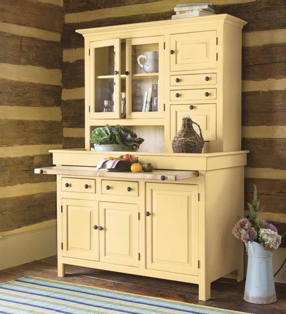 Буфет для кухни в деревенском стиле
