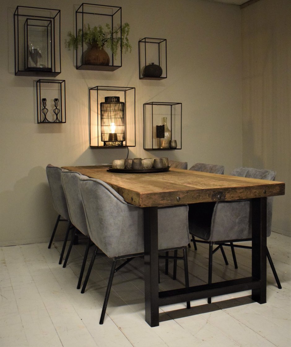 Стол обеденный в стиле лофт