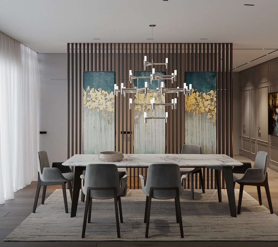 Гостиная столовая Pinterest