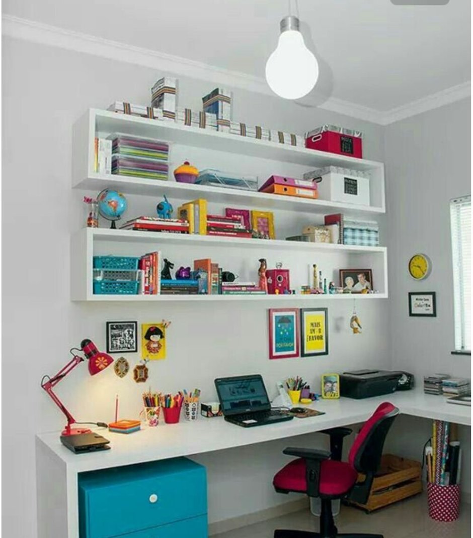 Полочки над столом