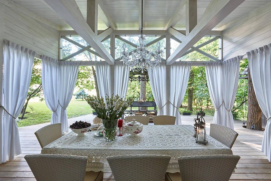 Шторы для террасы и веранды