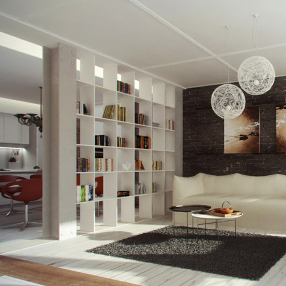 Перегородка для зонирования комнаты