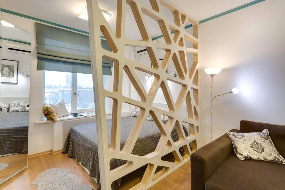 Стеллаж-перегородка 1664х372х2045 дуб сонома