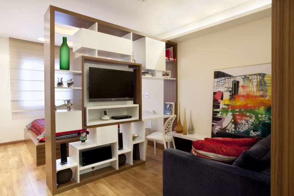 Декоративная перегородка для зонирования комнаты