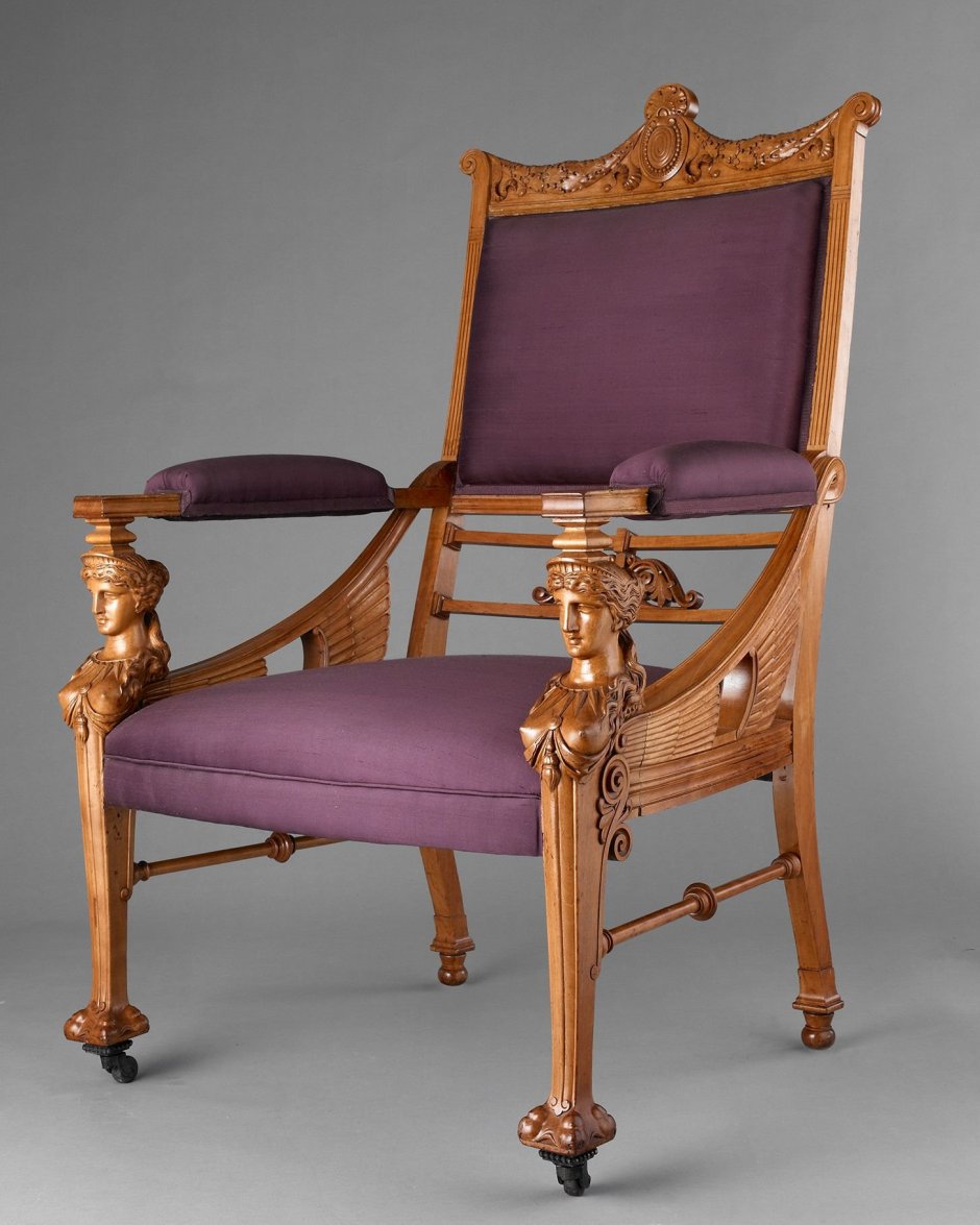 Кресло 19 века сзади