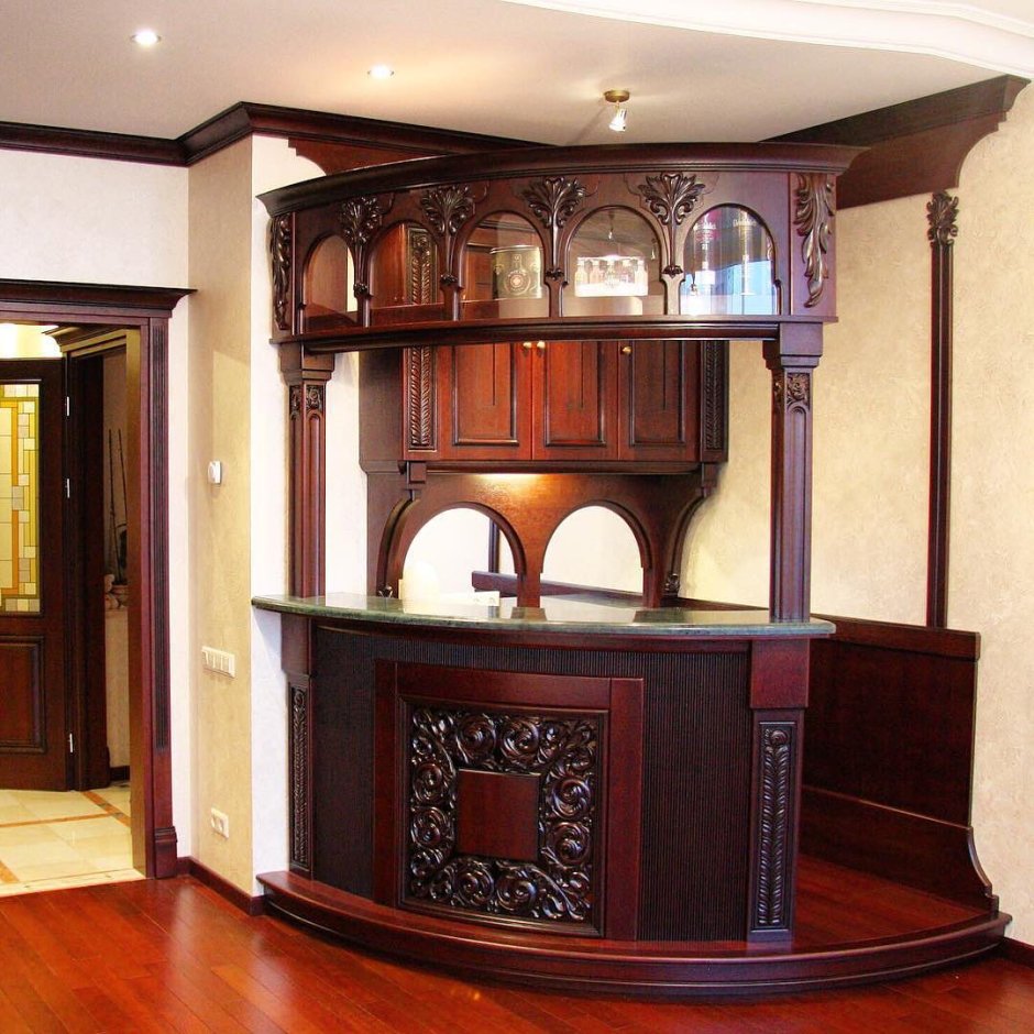 Барная стойка резная