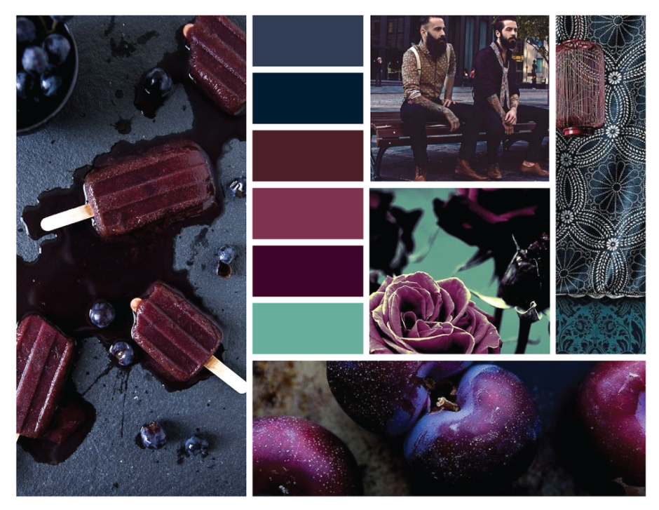 Коллаж цветовой Палитры