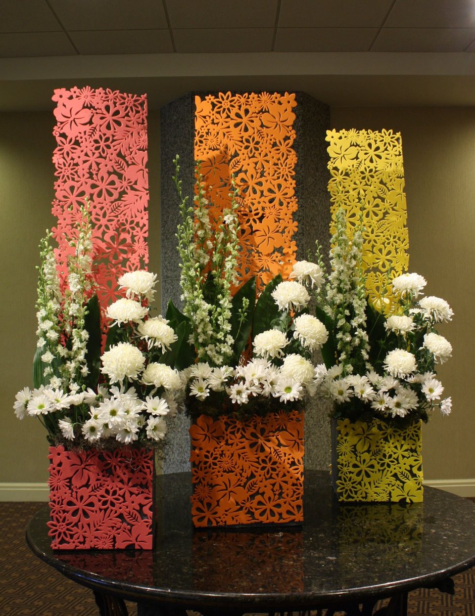 Цветы для украшения зала