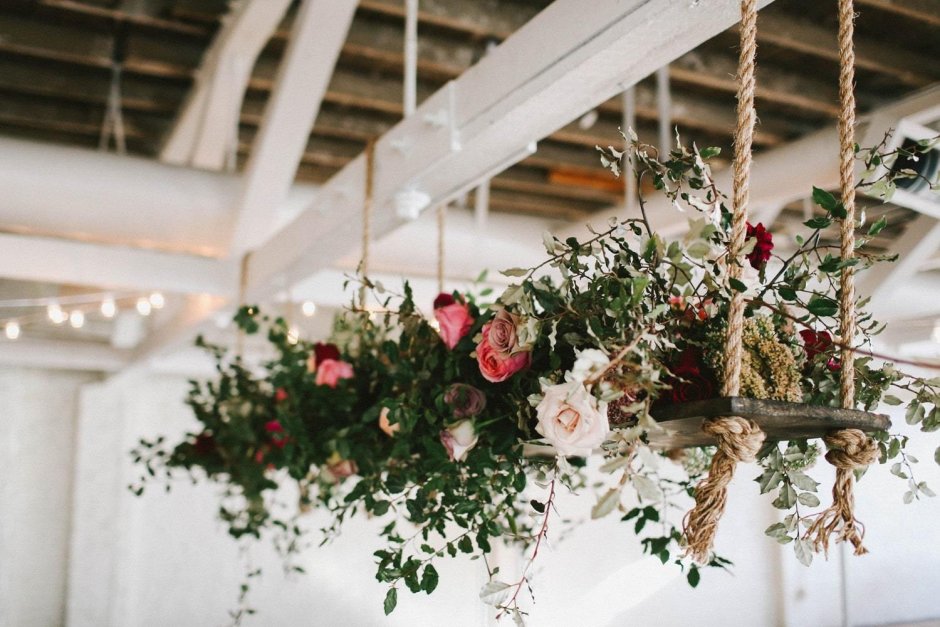 Красивые цветочные витрины