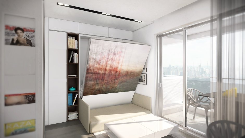 Диван из паллет на балкон