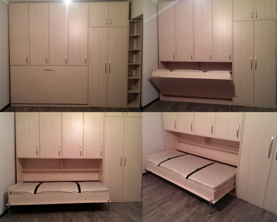 Кровать-шкаф трансформер к02