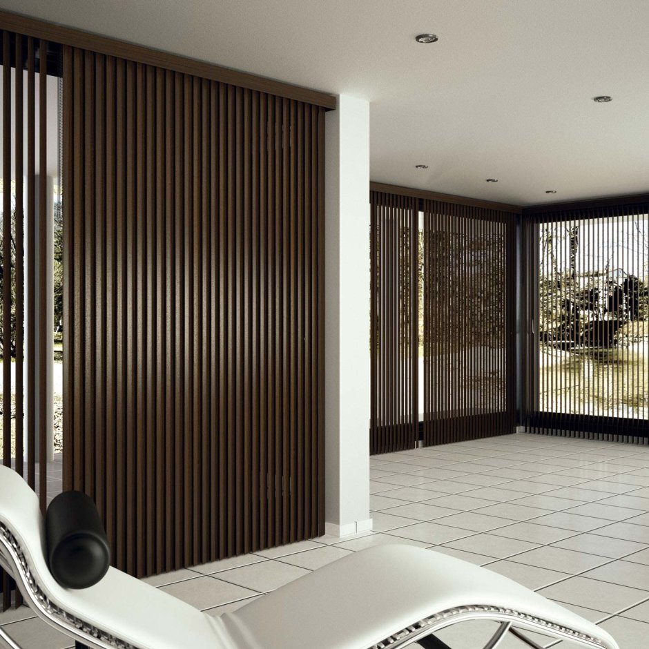 Реечная перегородка с поворотным механизмом Sofia 37