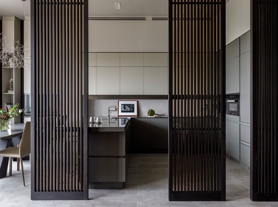 Реечная перегородка с поворотным механизмом Sofia 37