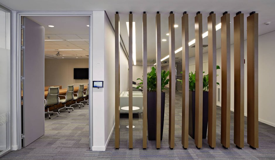 Реечные раздвижные перегородки