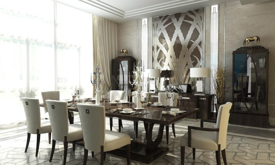 Интерьеры ар деко Нью-Йорк