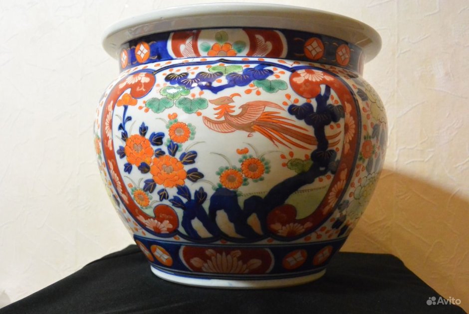 Кашпо китайские расписные