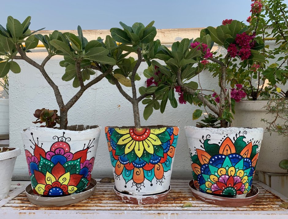 Подставка для цветов напольная деревянная