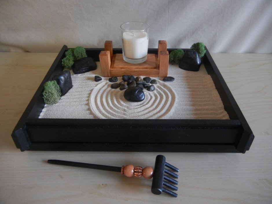 Миниатюрные грабли для сада камней