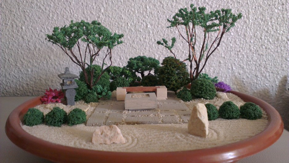 Сад камней дзен своими руками