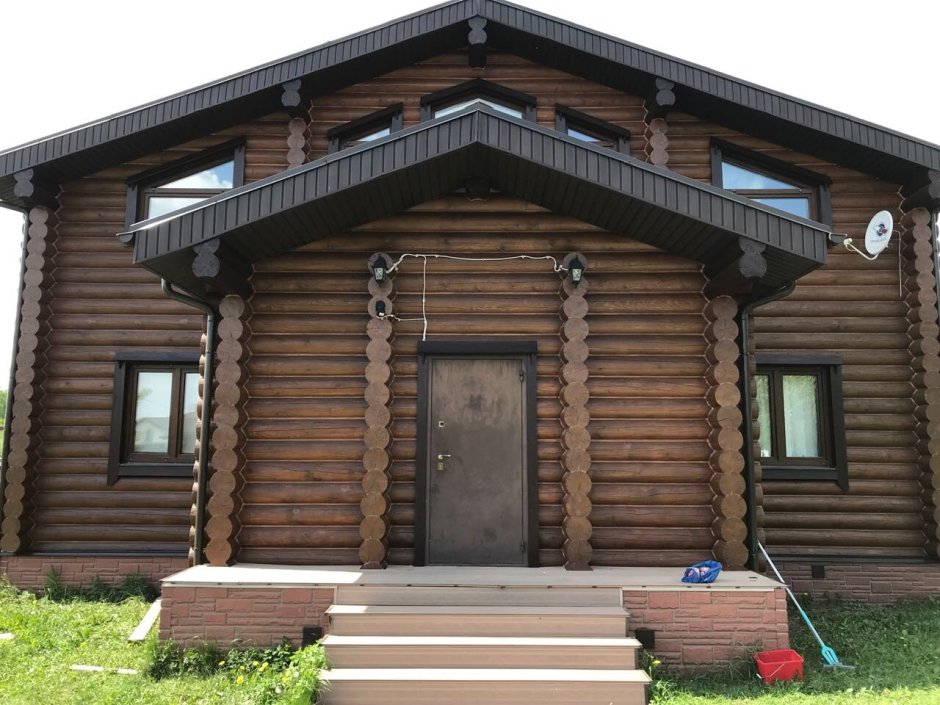 Баня цвет палисандр