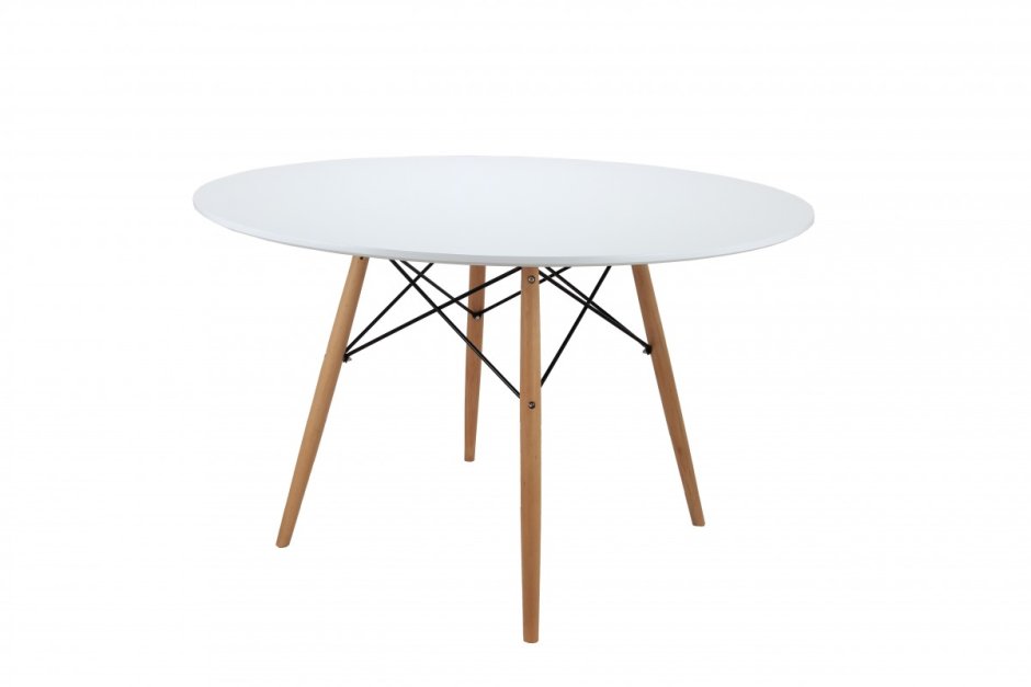 Стол Eames d100 см белый