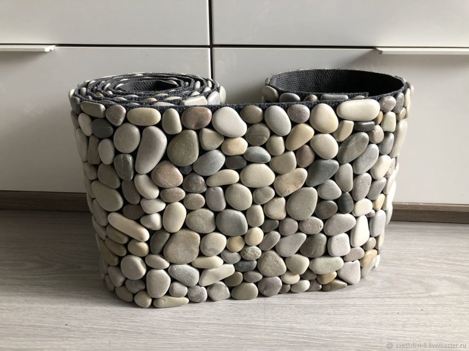 Декор из гальки