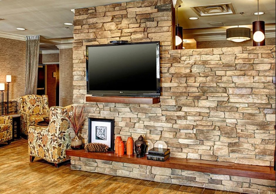 Отделка декоративным камнем