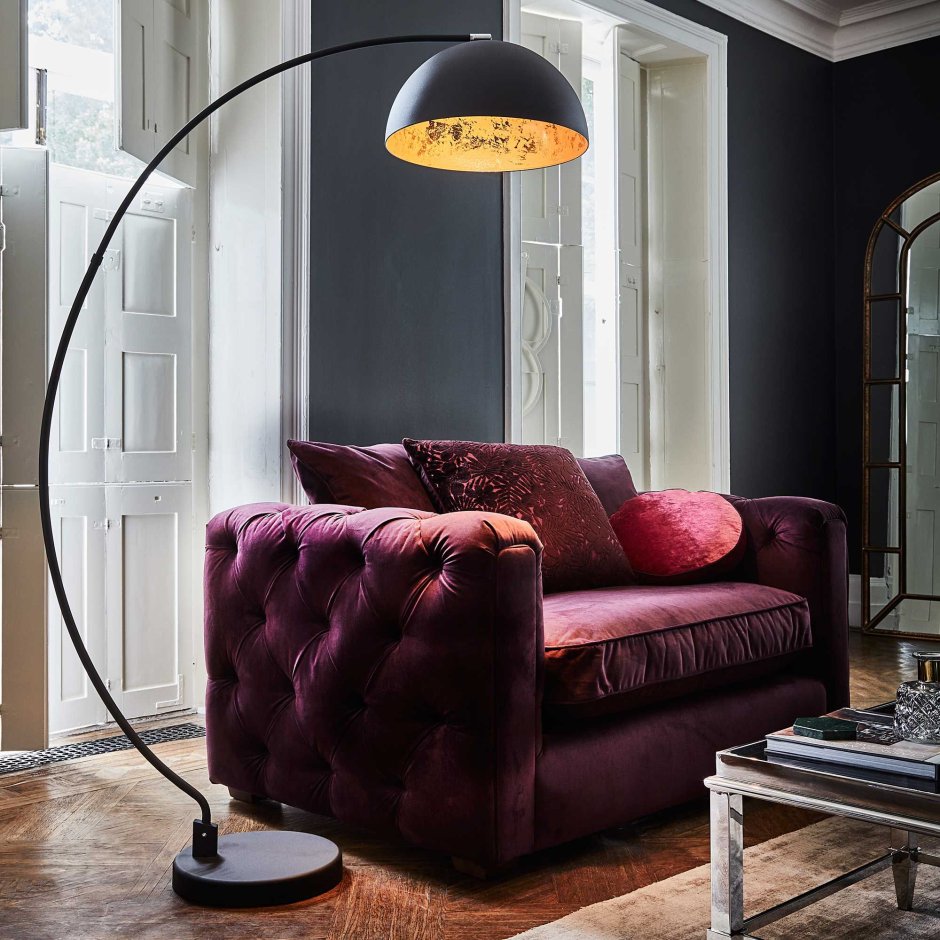 Торшер напольный в интерьере