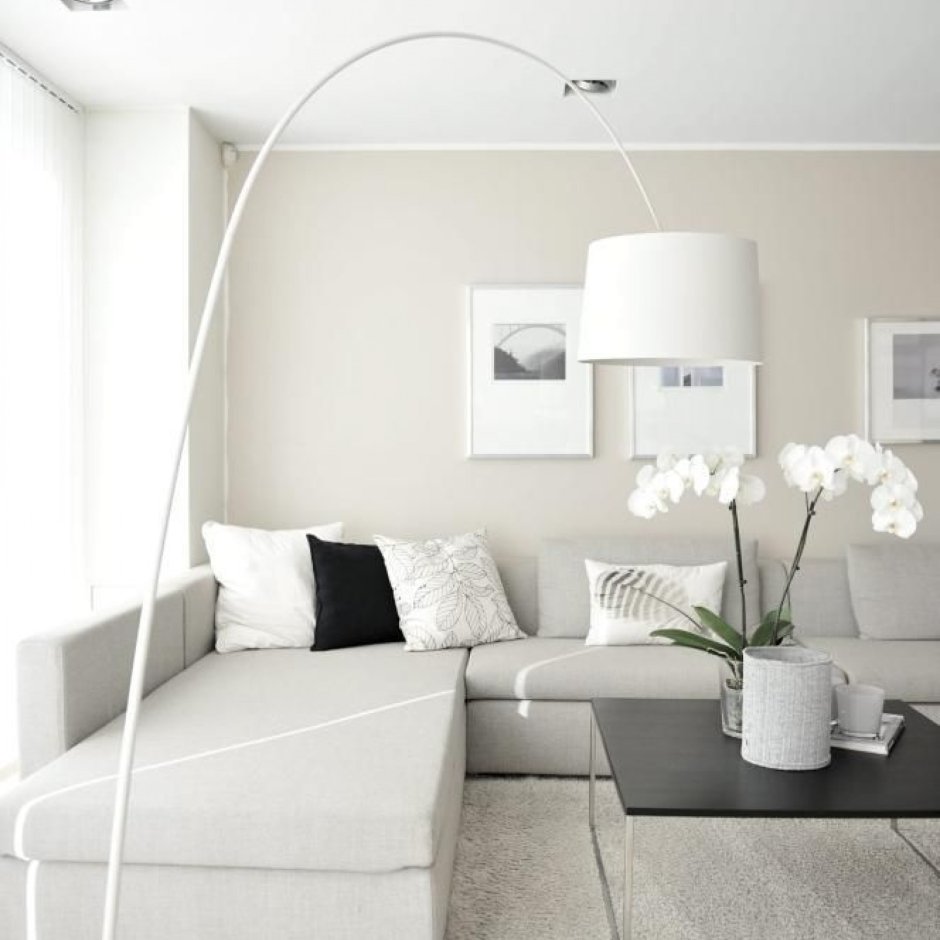 Белый цвет в интерьере