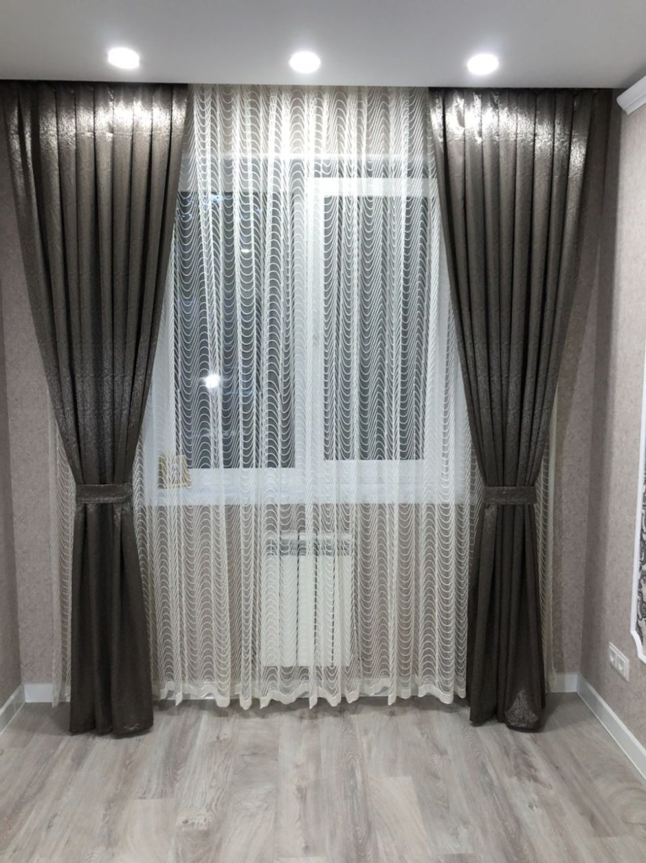 Шторы с подшторниками