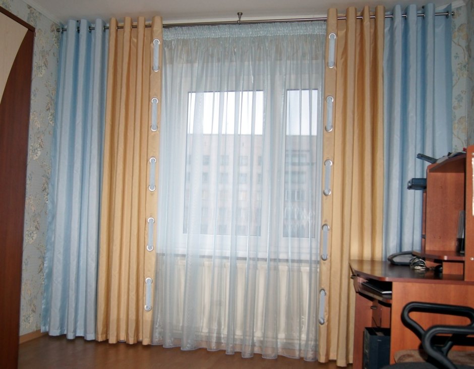 Тюли и шторы для зала