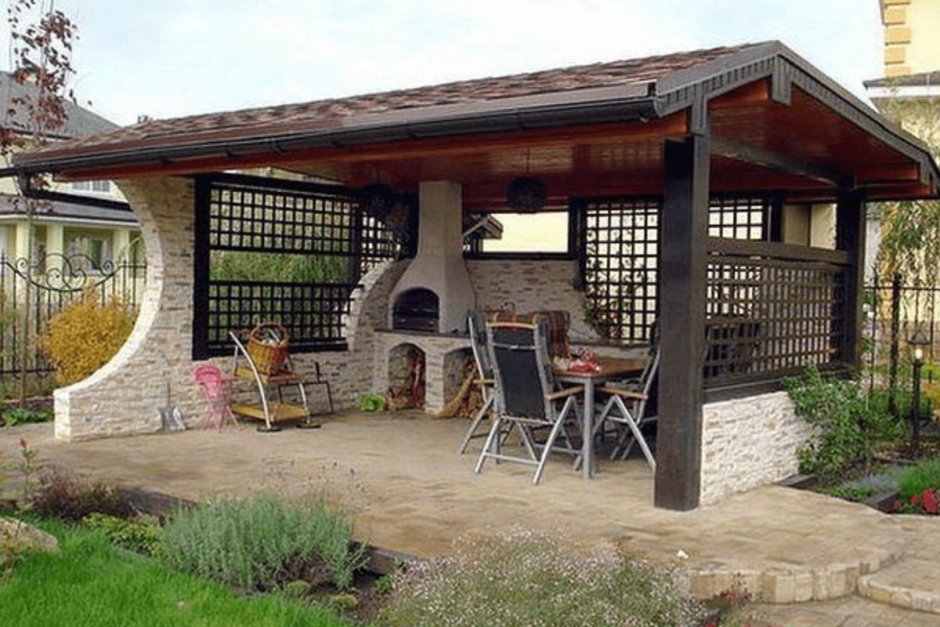 Камин-барбекю Елмас